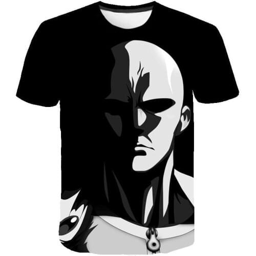 Japan Anime One Punch Man 3D T Shirt Women Men Summer Short Sleeve Funny Tshirt Graphic Tees Saitama Oppai Cosplay Streetwear