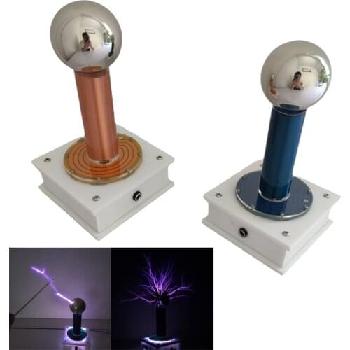 SGTC Tesla Coil Artificial Lightning Magnetic Storm Coil Wireless Lighting Technology Experimental Teaching Aids