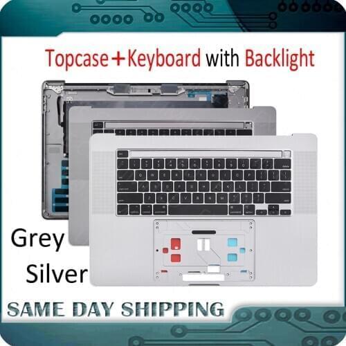 Laptop A2141 Topcase Keyboard US UK English FR French SP Spanish DE German DK Danish Italian for MacBook Pro Retina 16" 2019