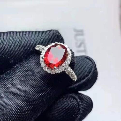 High-Quality Ellipse Topaz 2 Colors Gemstone Simple Trendy Ring S925 Silver Charm Fine Fashion Jewelry for Women Free Shipping