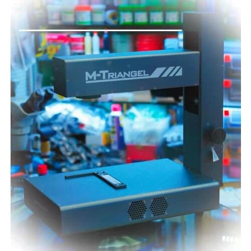 M-Triangel Mi one Laser Machine Intelligent Separating Engraving For iPhone 12 11 X XS Max 8 8+ Back Glass Remove Frame Cutting