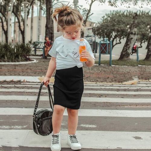 Summer And Autumn Todder Kids skirt Baby Girls Solid Fashion Knitted Party Princess skirt Baby Girl Clothes Winter saia infantil