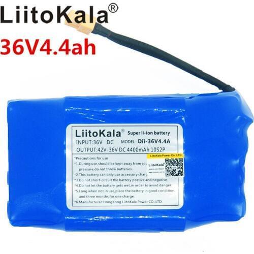 Liitokala 36V 4.4Ah 4400mah high drain 2 wheel electric scooter self balancing lithium battery pack for Self-balancing Fits