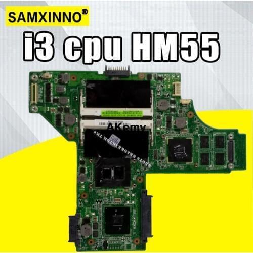 Laptop motherboard For Asus UL80 UL80J UL8JT Mainboard with i3 cpu HM55 100% Test work
