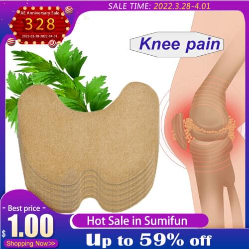 Sumifun 6pcs Knee joint Pain Plaster Chinese Wormwood Extract Sticker for Joint Ache Arthritis Rheumatoid Pain Relief Patch