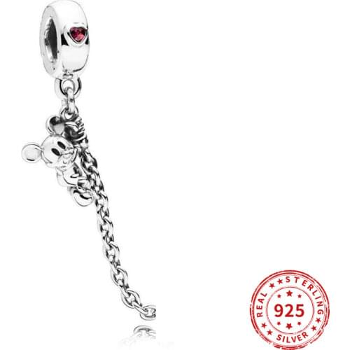 Real 925 sterling silver Beads Love Heart Pendent Charm Suitable fit Original Pandora Bracelet Jewelry 2021