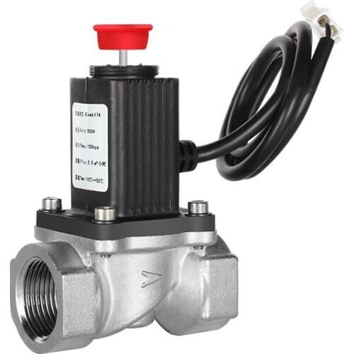 Manual Reset G1/2 Inch G3/4 Inch Natural Gas Emergency Shut Off Valve For Home Combustible Gas Automatic Gas Valve Solenoid Va