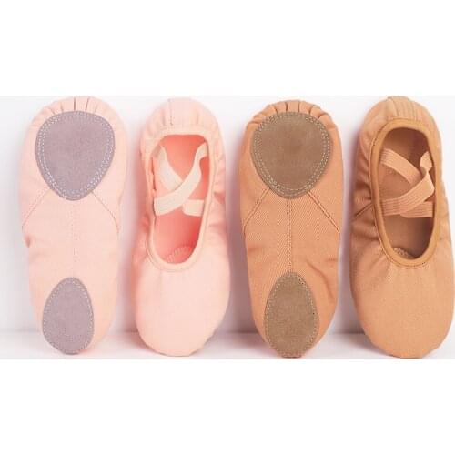Girl Dance Slippers Adult Professional Canvas Soft Sole Ballet Shoes Girls Women Children Ballet Slippers
