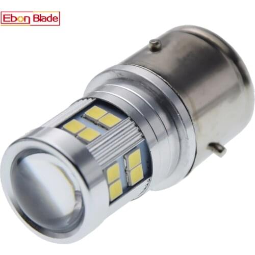 1Pcs Motorcycle LED Headlight Lamp BA21S 2835 24SMD White 6000K Vintage Car Moped Scooter Motorbike ATV Bulb Light 6V 12V 24V DC