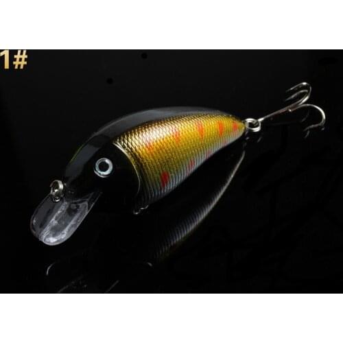 1Pcs Shallow Boat Sea Fishing Crank Lures 8.5cm/15.2g Lifelike Crankbait Artificiais Hard Swim Fishing Baits Jerkbaits Wobblers