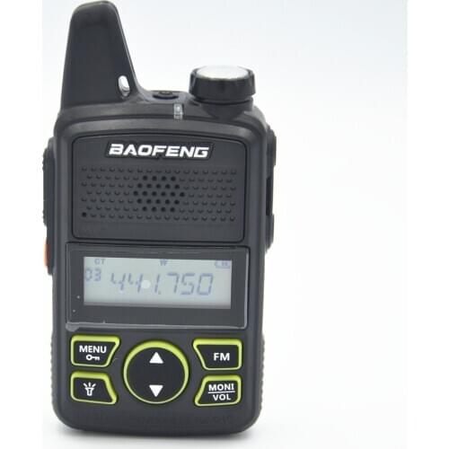 10PCS New Design BaoFeng Mini BF-T1 UHF 400-470MHZ Handheld Two way Radio/Walkie Talkie Portable Transceiver for Hotel