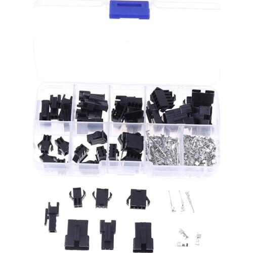 200PCS 2.54mm Terminal SM2.54 Cable Plug 2/3/4/5 Pin Electrical Jumper Header