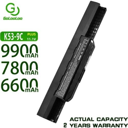 Apexway K53u Laptop Battery For Asus A32-K53 A42-K53 A31-K53 A41-K53 A43 A53 K43 K53 K53S X43 X44 X53 X54 X84 X53SV X53U X54H