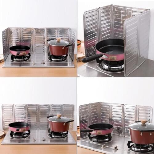 Aluminum Foil Safe Cooking Frying Pan Oil Splash Screen Cover Anti Splatter Shield Guard Kitchen Accessories