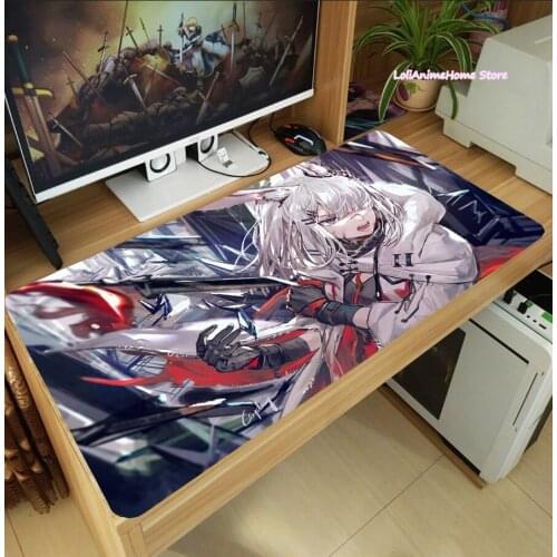 Game Anime Arknights Frostnova Large Mouse Pad Thicken Laptop Gaming Mice Mat Table Keyboard Mat Playmat Cosplay Xmas Gifts