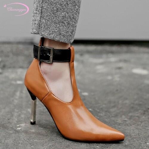 Chainingyee Women's Ankle Boots