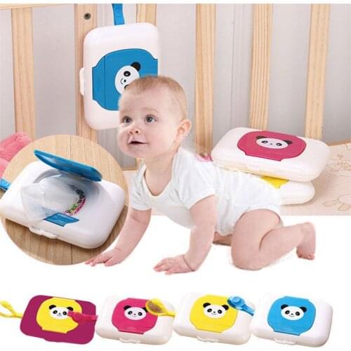 Wet Tissue Box With Snap Portable Carry Storage Tissue Case Holder Container 2020 New Baby Care Products