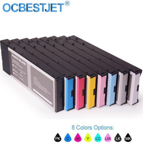 T5441-T5448 Compatible Ink Cartridge Filled With Pigment Ink For Epson Stylus Pro 4000 7600 9600 220ML/PC (8 Colors Options)