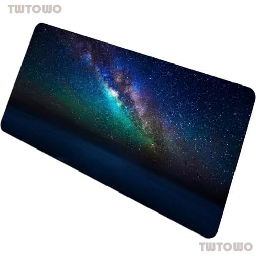 Sky Earth mousepad 900x400x2mm Starry Sky gaming mouse pad gamer mat computer desk padmouse keyboard stars play mats