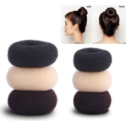 New Hot Fashion Elegant Women Ladies Girl Magic Shaper Donut Hair Ring Bun Fashion Hair Styling Accessories Braiders Makeup Tool