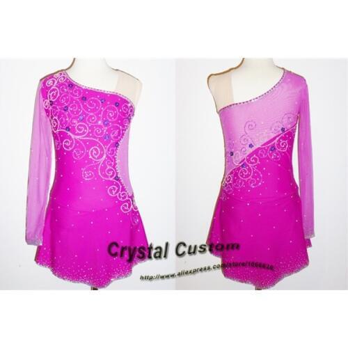 Girls Figure Skating Dresses Elegant New Brand Competition Ice Figure Skating Dress Children DR3520