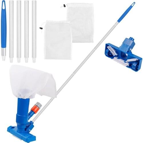 Portable Swimming Pool Vacuum Cleaner Cleaning Tool Pond Fountain Spa Pool Vacuum Suction Head Cleaner Brush Handbroom Sweep