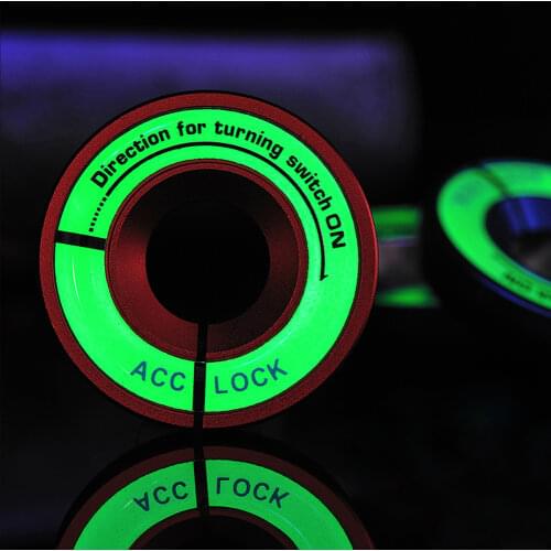 Luminous Ignition Switch Cover car accessories For Skoda Octavia A5 A7 RS Fabia Superb Rapid Yeti For VW Passat POLO Car styling