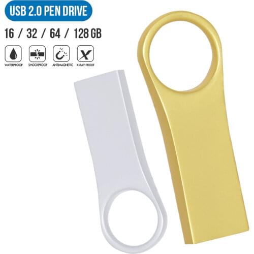 Waterproof usb flash drive usb 16GB 8GB 4GB memoria usb key metal Pendrive 32gb 64gb 128 gb pen drive flash usb memory stick