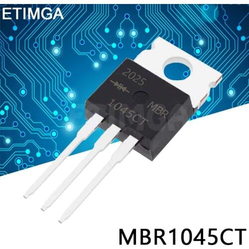 10PCS/LOT MBR1045CT MBR1045 TO-220 Transistor 10A 45V
