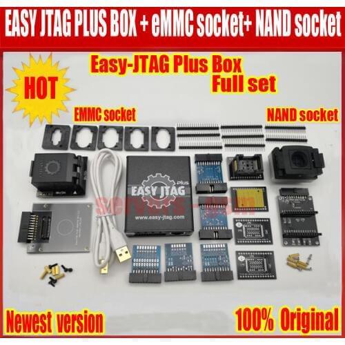 2021 ORIGINAL New version Full set Easy Jtag plus box Easy-Jtag plus box+EASY JTAG EMMC socket +NAND socket
