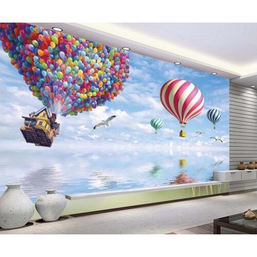 3D photo wallpaper custom mural wallpaper Children cartoon The illusion world 3 d setting wall papers for living room decoration