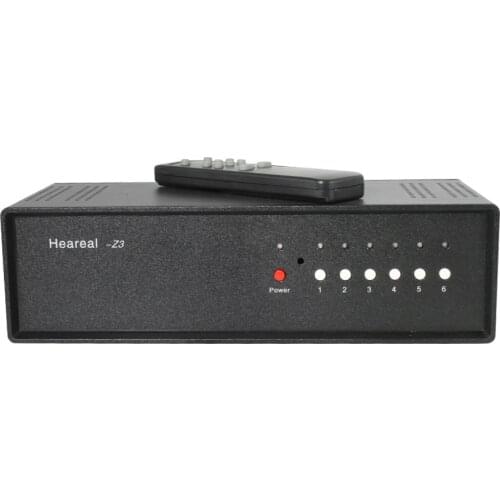 4 Input 2 Output 2 Input 4 Output High Power Lossless Audio Signal Switcher Switch Splitter Selector With Remote Control T0592