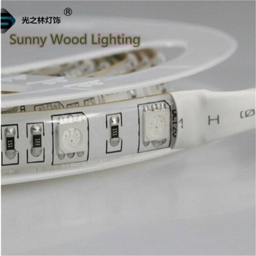 5M/Roll 5050 60led/m 24VDC IP65 RGB soft strip light ,led tape light for outdoor use and decoration ,color changing strip