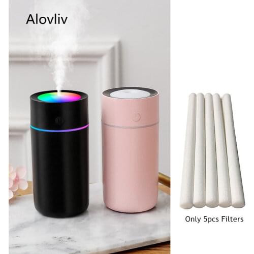 5pcs Replacing Filters For 320ml Colorful Cup USB Humdifiers Essential Oil Diffuser Cotton Sticks