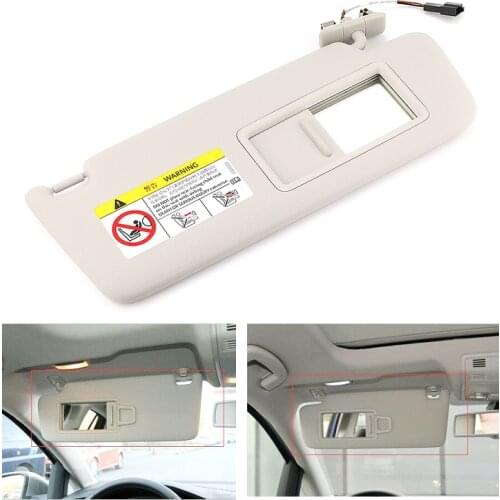 Car Gray Front Inner Sun Visor For VW GTI Golf MK7 VII 2014-2017 Car Accessories 5GG857551 Auto Left Right Windscreen Sun Shade