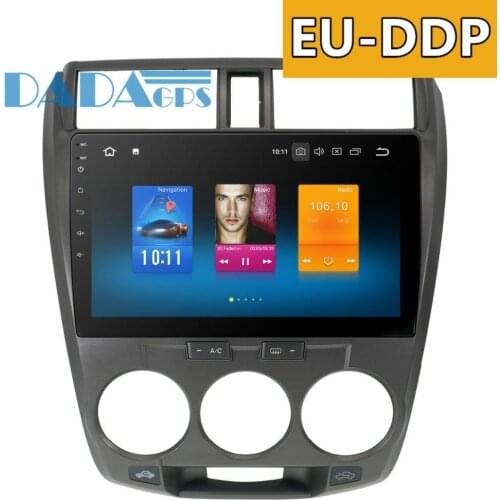 Car DVD Stereo GPS Car Radio Headunit For Honda City 2008 2009 2010 2011 2012 Android 10.2 inch multimedia Player 8Core