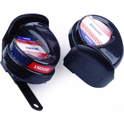 Car Horn 12V BOOST 163 Car accessories Double sound Dual Waterproof Design Air Horn for Automtive Small volume Car Compressor