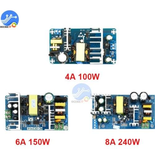 DC 24V 4A 6A 8A 100W 150W 240W Power Supply Module Board Switch AC-DC Switch Power Supply Board 50HZ/60HZ