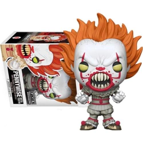 FUNKO POP Horror Movies IT PENNYWISE #473 Action Figure Collection Model Toys for Children Birthday Gifts