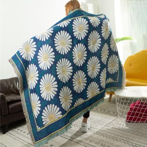 Jastie Double-sided Jacquard Floral Boho Tassel Shawl And Wraps Scarf Lady High-Quality Pashmina Shawls