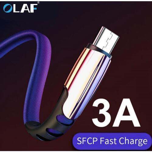 Micro USB Cable 3A Fast Charging USB Type C Cable for Samsung s9 xiaomi redmi note 7 8 oneplus 6t Microusb кабель Fast Charge 2M