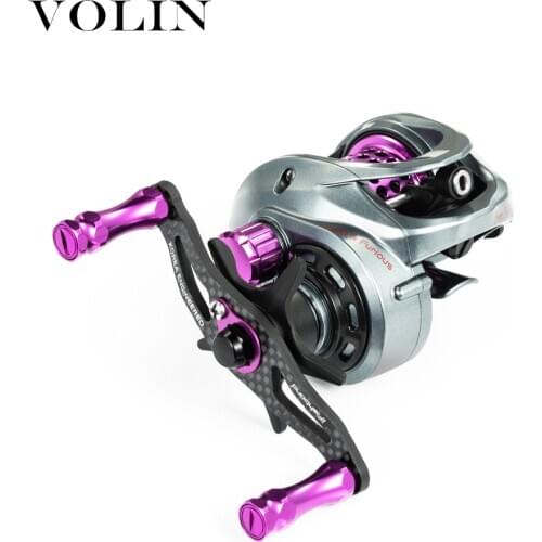 Carbon BFS Baitcasting Fishing Reel Japan BB Carbon Handle EVA Knob Magnetic Brake System6+1 BB 6.6:1 Fishing Coil 140g 4.5kg