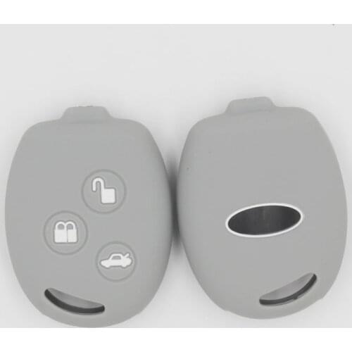 2PC Silicone Car Key Cover for Ford Transit Focus Escape C-MAX Remote Keyless 4 Buttons No Logo