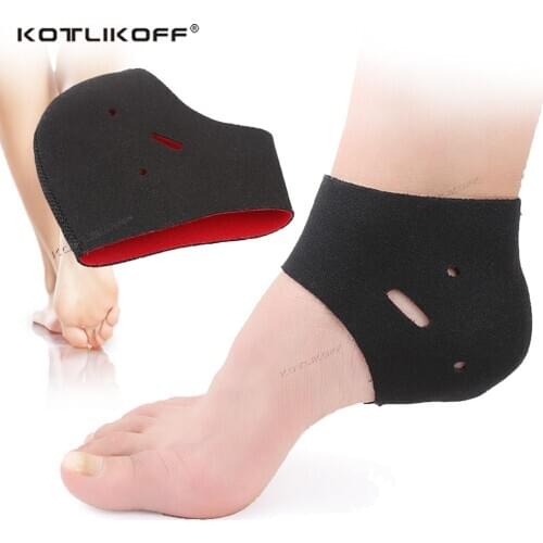 KOTLIKOFF Plantar Fasciitis Socks for Achilles Tendonitis Calluses Spurs Cracked Pain Relief Heel Pads Foot Care Inserts Pad