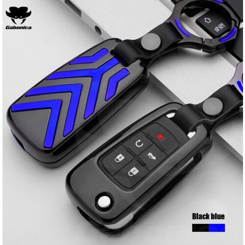 Zinc alloy Leather Car Key Case For Chevrolet For Buick For OPEL VAUXHALL Astra J Corsa E Insignia Zafira C Car Keys Cover Case