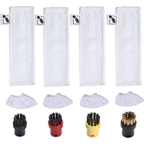 Steam Cleaning Cloth Cover Round Brushes for Karcher Easyfix SC2 SC3 SC4 SC5 Steam Cleaner Accessories