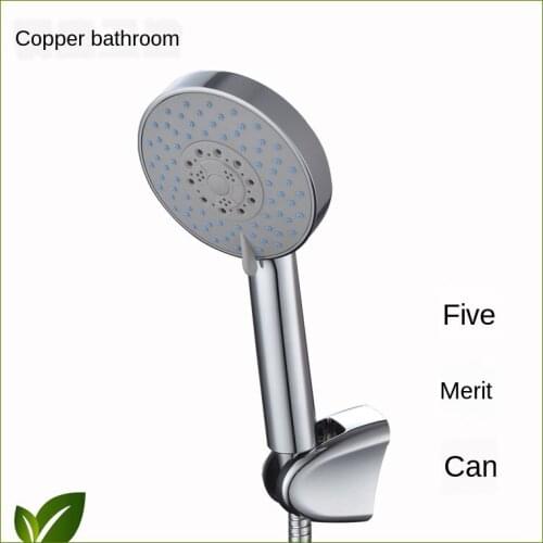 Multi-function Five Gears Handheld Shower Electroplating Shower Shower Head Shower Set Bathroom Accessories Shower Head