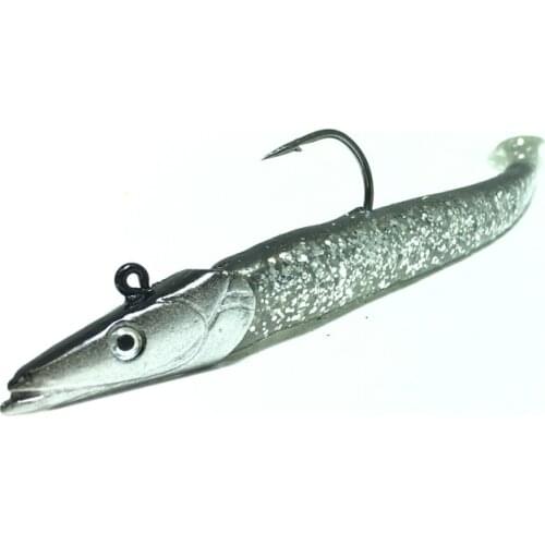 Soft Lure Bait Silicone 11cm 22g Jig Fish Head Sinking Fishing Lure Fresh Salt Water Natural Live Vivid Body Jigging Soft Bait