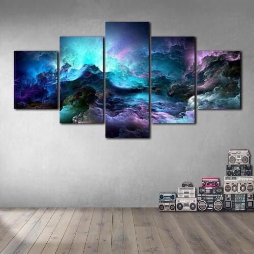 Abstract Space Wall Art Poster Canvas Painting Nordic Wall Pictures Living Room Home Decor No Frame