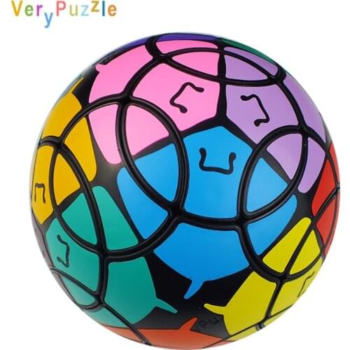 VeryPuzzle Geranium V - LIMITED White Magic Strange Shape Cube professional educational Logic Twist Game Cubo magico Collection